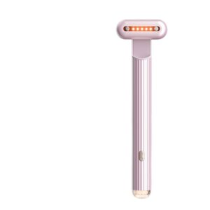 Portable Red Light Therapy Facial Wand - Microcurrent Skin Tightening Double Chin Reducer Anti Wrinkle LED Photon Massager