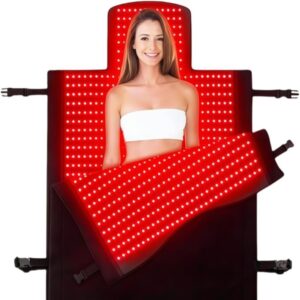Red Light Therapy Blanket - Full Body Used to Relieve Pain, Skin Health, Personal Care - Dual Wavelength LED Beads 660nm & 850nm Red Light Therapy Mat